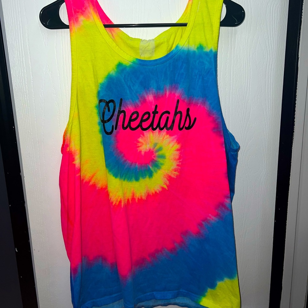 Cheer Athletics Cheetahs Tye Dye Tank Top